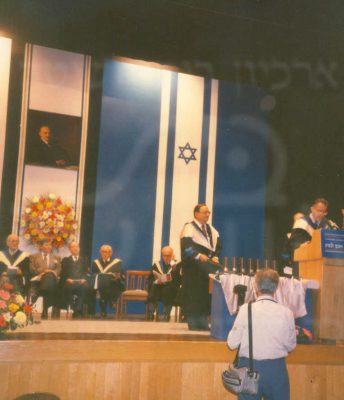 דוקטור כבוד במכון ויצמן