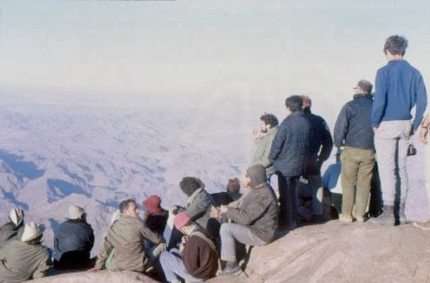 על פסגת סירבל. מביטים צפונה. 1973-2