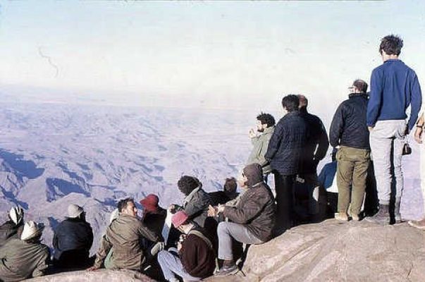 על פסגת סירבל. מביטים צפונה. 1973